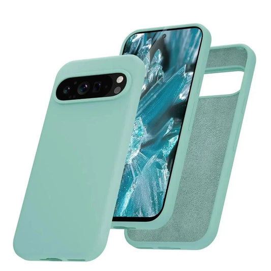 Google Pixel 9/ 9 Pro/ 9 Pro XL - Silikon Schutz Hülle, Stoßfest, Weich - Top Hüllen