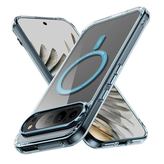 Google Pixel 9/ 9 Pro/ 9 Pro XL - Transparente MagSafe Schutz Hülle, Stoßfest - Top Hüllen