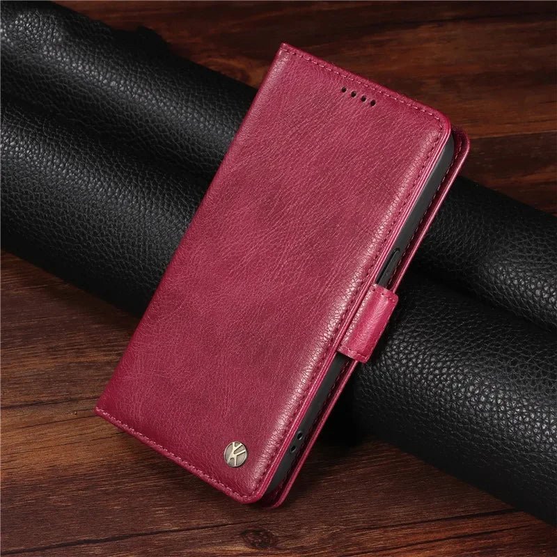 Google Pixel 9/ 9 Pro - Klapp Schutz Hülle, Magnetischer Clip, Kartenfach - Top Hüllen