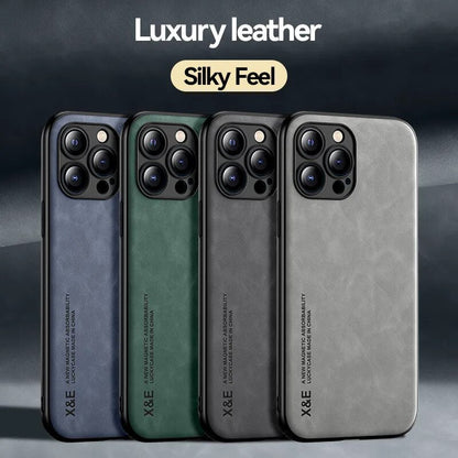 iPhone 13/ Mini/ Pro/ Pro Max - Lederoptik Handy Hülle - Top Hüllen