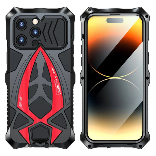 iPhone 13/ Pro/ Pro Max - Luxus Rüstung Metall Schutz Hülle Bumper, Display Panzerung - Top Hüllen