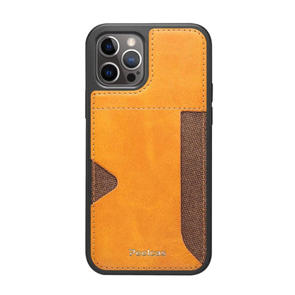 iPhone 13/ Pro/ Pro Max - PU Lederoptik Schutz Hülle mit Kartenfach - Top Hüllen