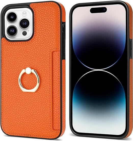 iPhone 13/ Pro/ Pro Max - Schutz Hülle mit Ring Halter und Kartenfach - Top Hüllen