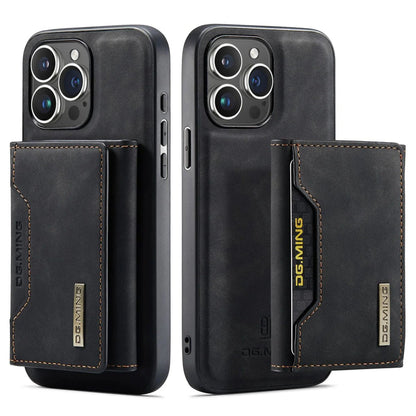 iPhone 14/ Pro/ Plus/ Pro Max - 2 in 1 Magnetische Lederoptik Hülle mit Abnehmbarem Portemonnaie mit Kartenfach - Top Hüllen