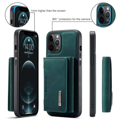 iPhone 14/ Pro/ Plus/ Pro Max - 2 in 1 Magnetische Lederoptik Hülle mit Abnehmbarem Portemonnaie und Kartenfach - Top Hüllen