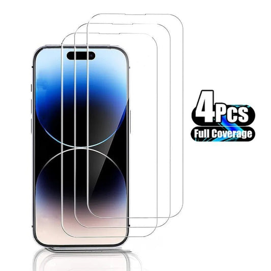 iPhone 14/ Pro/ Plus/ Pro Max - 4 X Schutz Folie - Top Hüllen