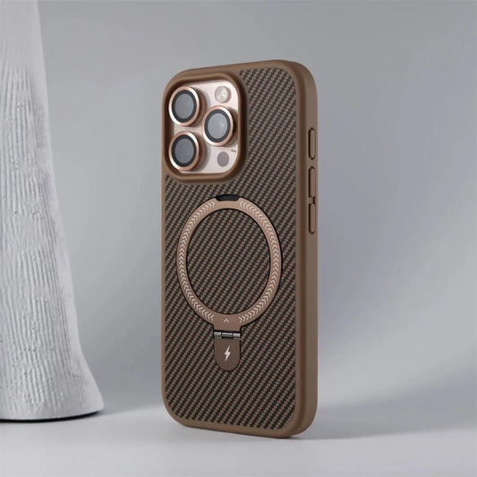 iPhone 14/ Pro/ Plus/ Pro Max - Carbon Fiber MagSafe Schutz Hülle - Top Hüllen