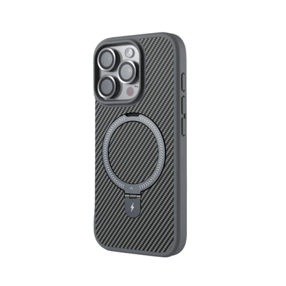 iPhone 14/ Pro/ Plus/ Pro Max - Carbon Fiber MagSafe Hülle mit Ring - Top Hüllen