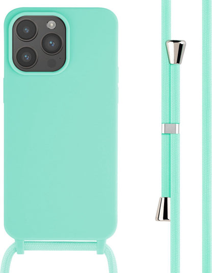 iPhone 14/ Pro/ Plus/ Pro Max - Cross Body Trend TPU Hülle mit Umhänge Kette, Trageband, Kordel - Top Hüllen