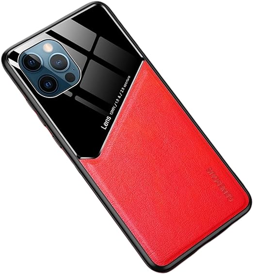 iPhone 14/ Pro/ Plus/ Pro Max - Elegante Pu Lederoptik Magnetische Hülle - Top Hüllen