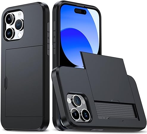 iPhone 14/ Pro/ Plus/ Pro Max - Handy Hülle mit sicherem Karten Fach/ Schlitz - Top Hüllen
