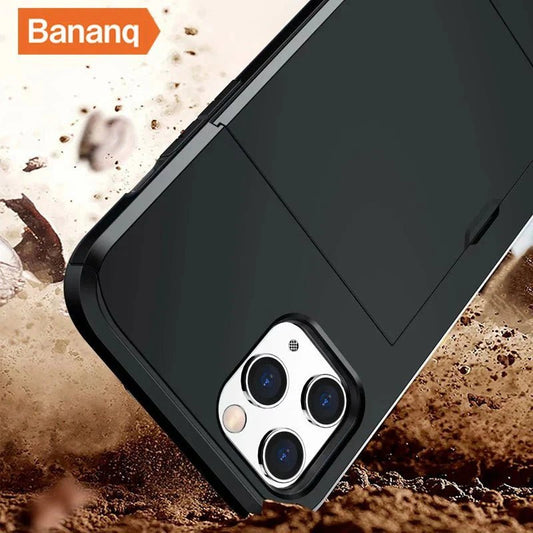 iPhone 14/ Pro/ Plus/ Pro Max - Handy Hülle mit sicherem Karten Fach/ Schlitz - Top Hüllen