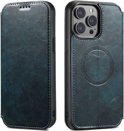 iPhone 14/ Pro/ Plus/ Pro Max - Portemonnaie Lederoptik Hülle mit Kartenfach und Kameraschutz - Top Hüllen