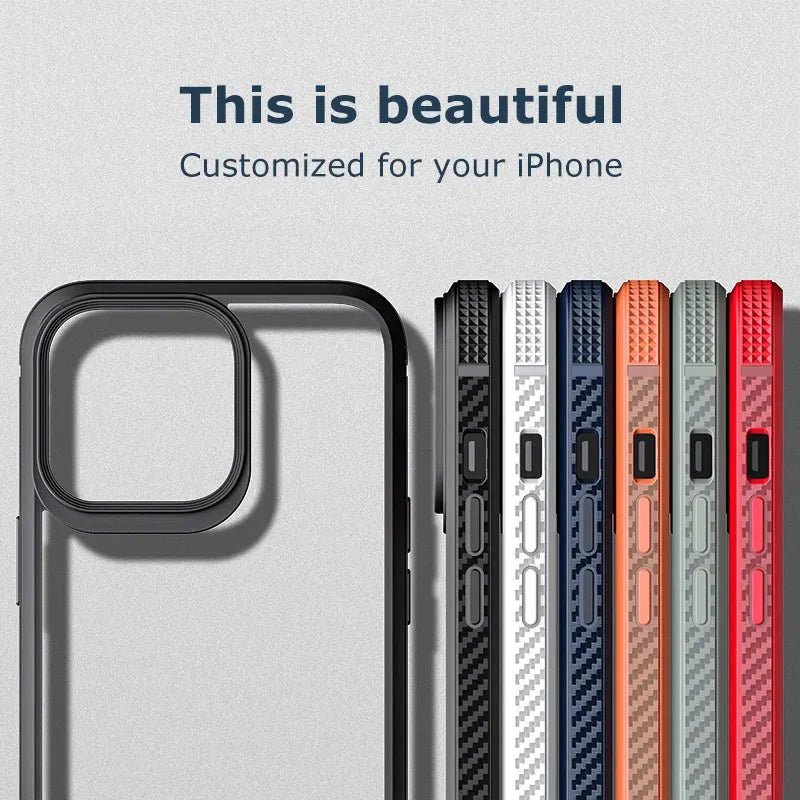 iPhone 14/ Pro/ Plus/ Pro Max - Transparente Stoßfeste Silikon Schutz Hülle, Bumper - Top Hüllen