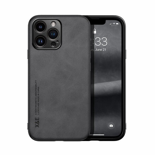 iPhone 15/ Pro/ Plus/ Pro Max - Lederoptik Handy Hülle - Top Hüllen