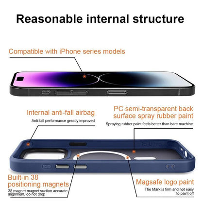iPhone 15/ Pro/ Plus/ Pro Max - MagSafe Stoßfeste Silikon Hülle Magnetisch - Top Hüllen