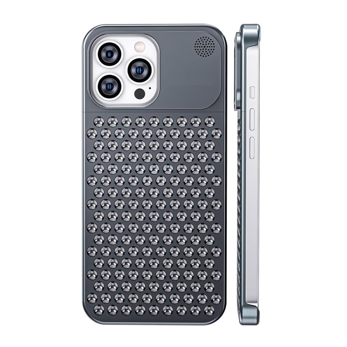 iPhone 15/ Pro/ Plus/ Pro Max - Metall Hülle Aluminium Stoßfester Schutz - Top Hüllen
