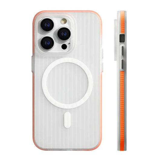 iPhone 15/ Pro/ Plus/ Pro Max - Transparente MagSafe Hülle mit Stoßdämpfer, Bumper - Top Hüllen