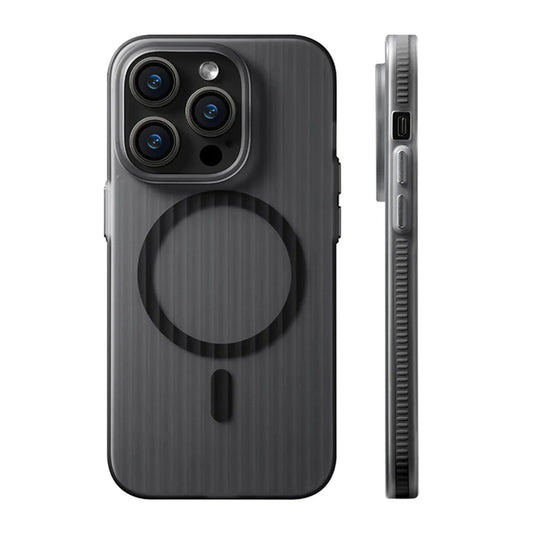 iPhone 15/ Pro/ Plus/ Pro Max - Transparente MagSafe Hülle mit Stoßdämpfer, Elegant - Top Hüllen