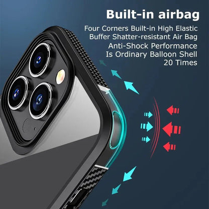 iPhone 15/ Pro/ Plus/ Pro Max - Transparente Stoßfeste Silikon Schutz Hülle, Bumper - Top Hüllen