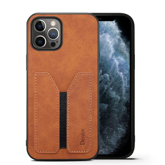 iPhone 15/ Pro/ Plus/ Pro Max - Trend PU Lederoptik Schutz Hülle mit Karten Tasche - Fach - Top Hüllen