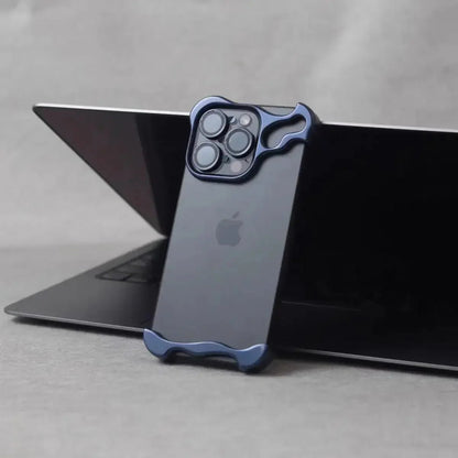 iPhone 15/ Pro/ Pro Max - Luxus Aluminium Metall Schutz Hülle Legierung Stoßstange - Top Hüllen