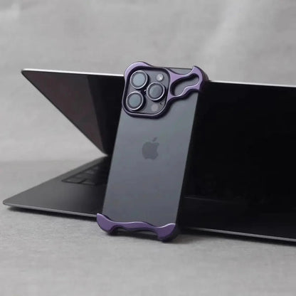 iPhone 15/ Pro/ Pro Max - Luxus Aluminium Metall Schutz Hülle Legierung Stoßstange - Top Hüllen