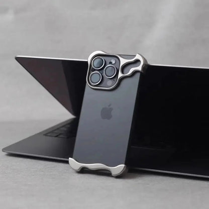 iPhone 15/ Pro/ Pro Max - Luxus Aluminium Metall Schutz Hülle Legierung Stoßstange - Top Hüllen
