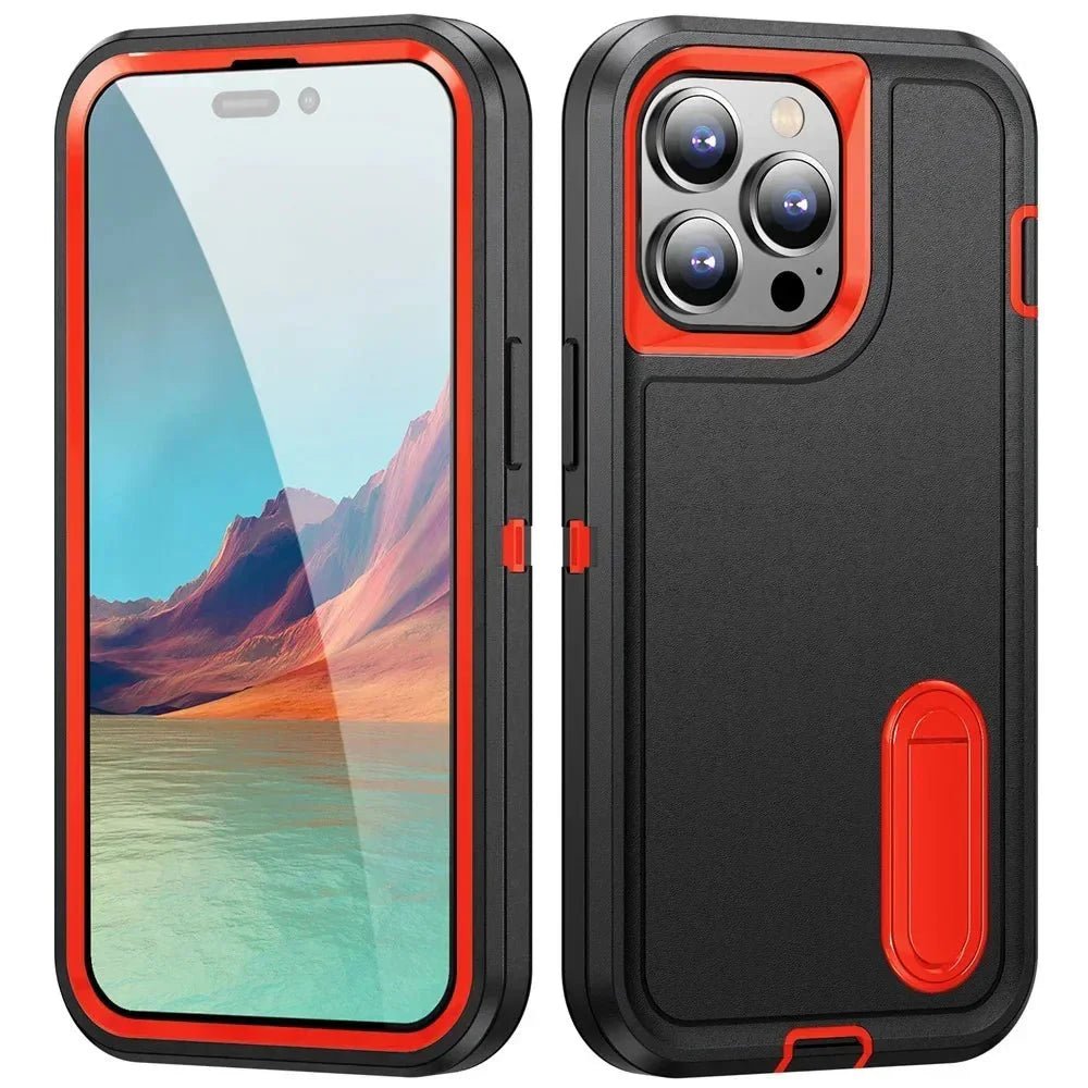 iPhone 16/ Pro/ Plus/ Pro Max - 360 - Grad Vollständige Robuste Hülle mit Displayschutz - Top Hüllen