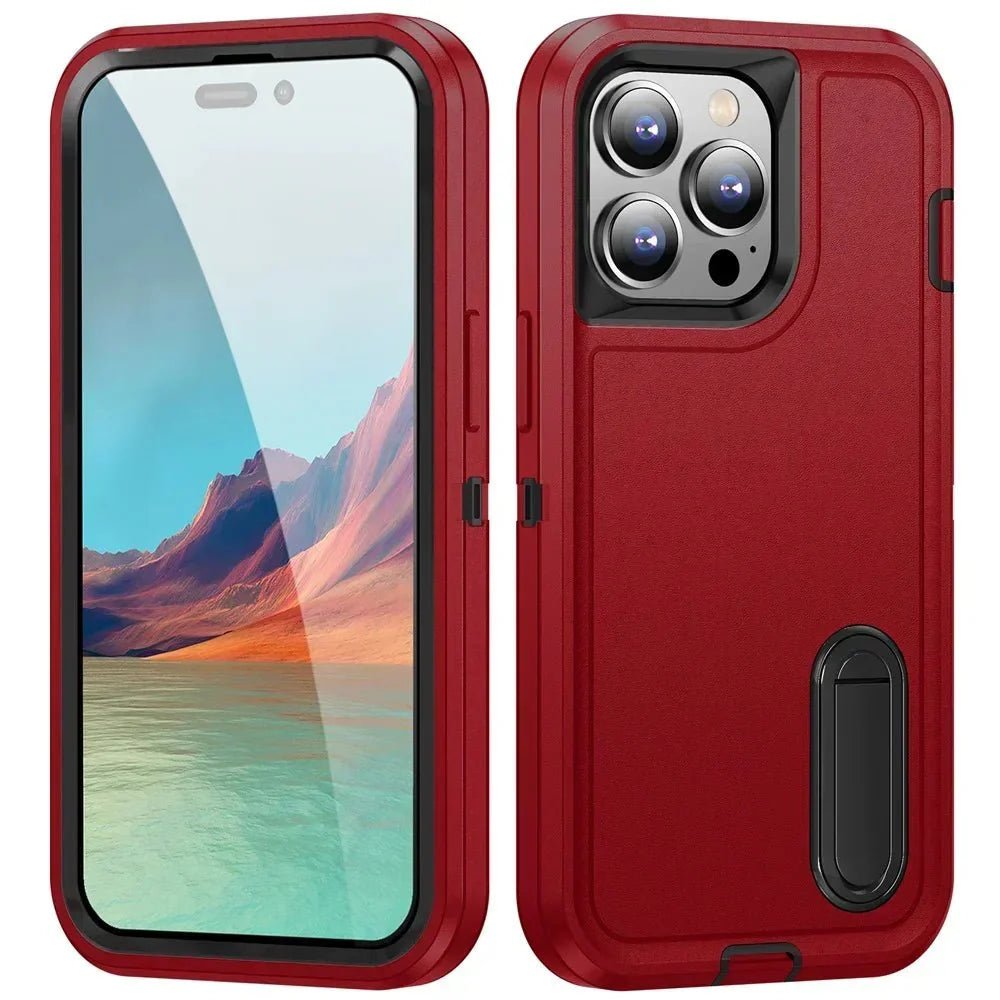 iPhone 16/ Pro/ Plus/ Pro Max - 360 - Grad Vollständige Robuste Hülle mit Displayschutz - Top Hüllen