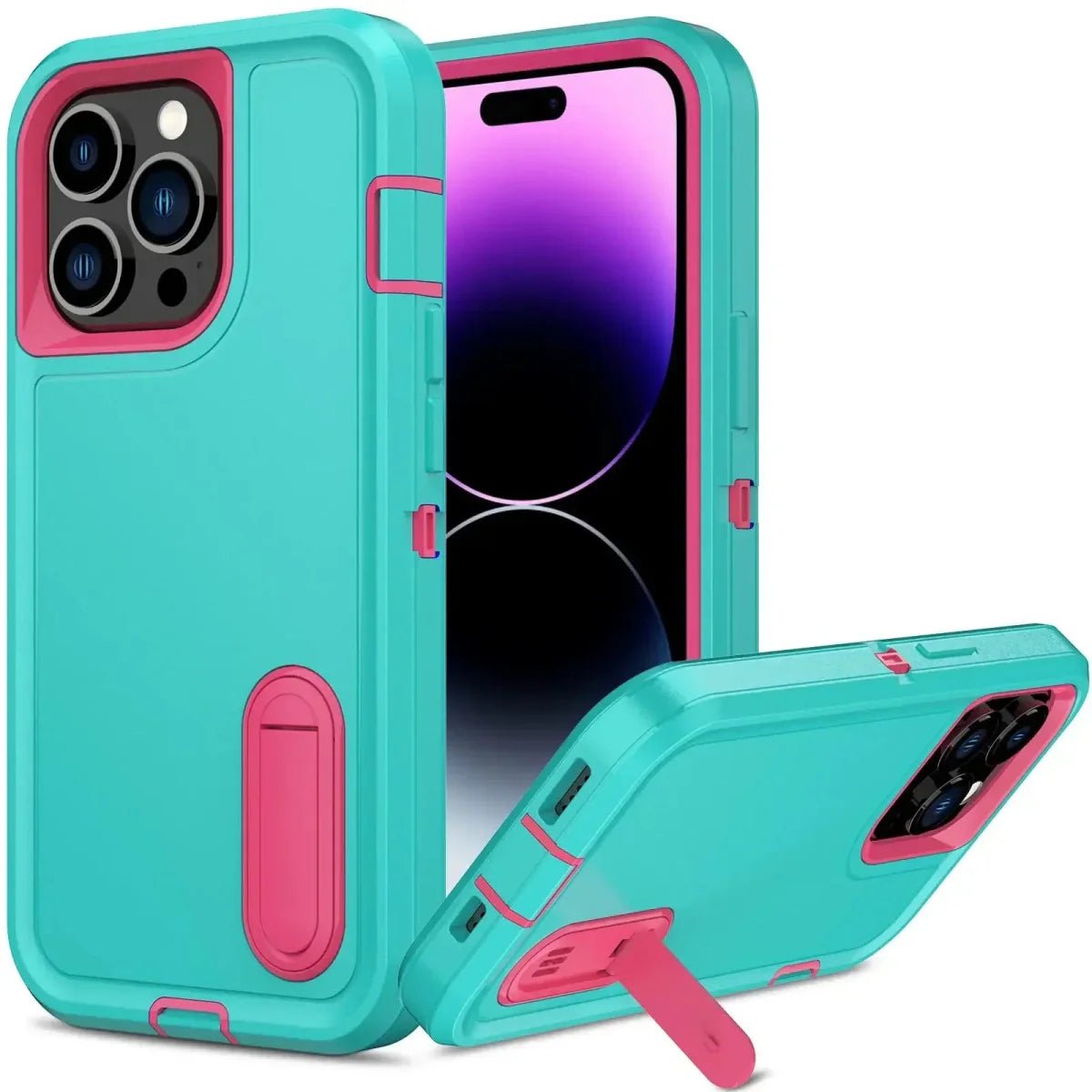 iPhone 16/ Pro/ Plus/ Pro Max - 360 - Grad Vollständige Robuste Hülle mit Displayschutz - Top Hüllen