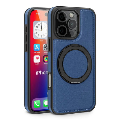 iPhone 16/ Pro/ Plus/ Pro Max - MagSafe Lederoptik Magnetische Schutz Hülle mit Ring - Top Hüllen