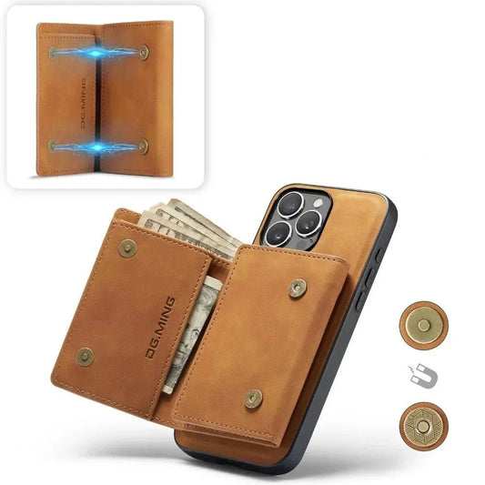 iPhone 16/ Pro/ Plus/ Pro Max - MagSafe Schutz Hülle, Mit Kartenfach - Top Hüllen