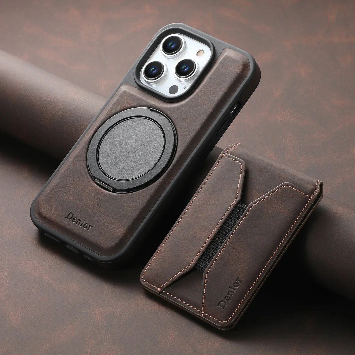 iPhone 16/ Pro/ Plus/ Pro Max - MagSafe Schutz Hülle, Mit Magnet Portmonnaie/ Kartenfach - Top Hüllen