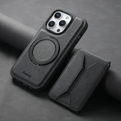 iPhone 16/ Pro/ Plus/ Pro Max - MagSafe Schutz Hülle, Mit Magnet Portmonnaie/ Kartenfach - Top Hüllen