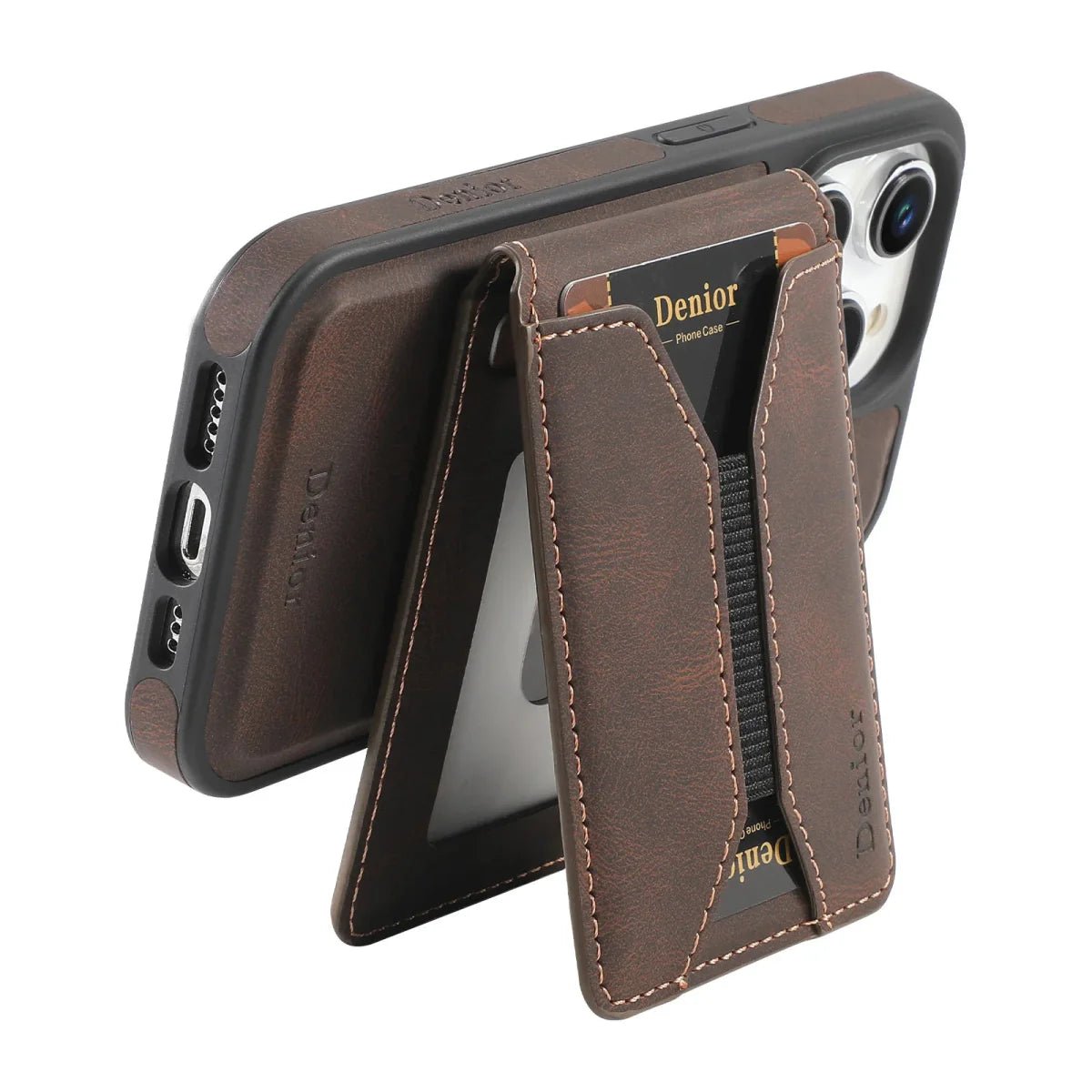 iPhone 16/ Pro/ Plus/ Pro Max - MagSafe Schutz Hülle, Mit Magnet Portmonnaie/ Kartenfach - Top Hüllen