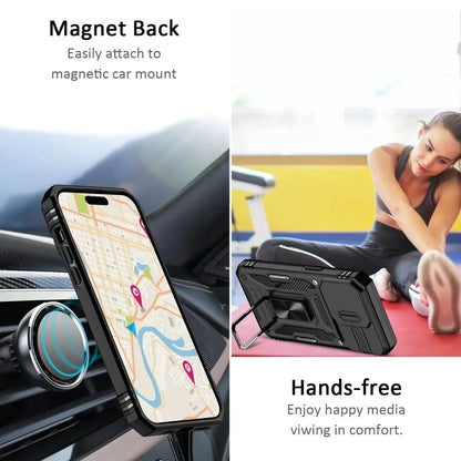 iPhone 16/ Pro / Plus/ Pro Max - MagSafe Schutz Hülle mit Ring, Stoßfest - Top Hüllen