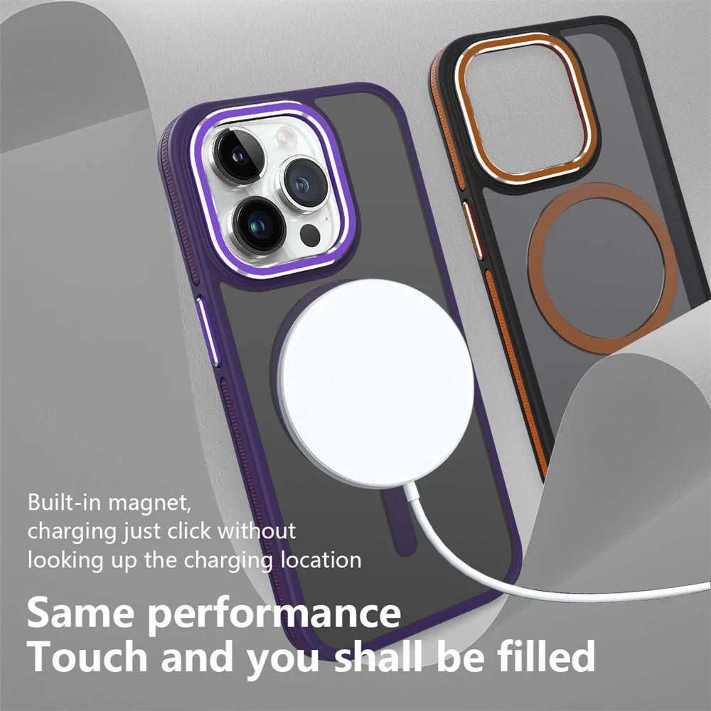 iPhone 16/ Pro/ Plus/ Pro Max - MagSafe Stoßfeste Silikon Hülle Magnetisch - Top Hüllen