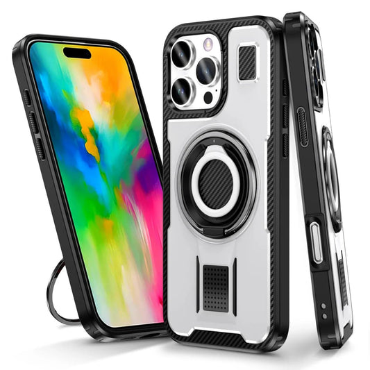 iPhone 16/ Pro/ Plus/ Pro Max - Robuste MagSafe Schutz Hülle mit Ring - Top Hüllen