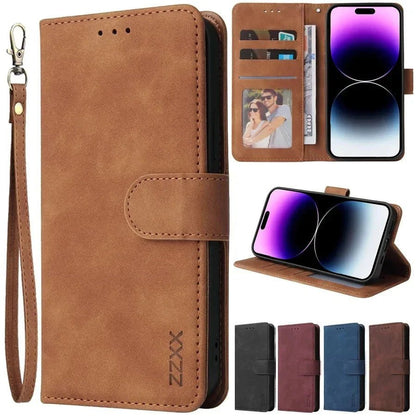 iPhone 16/ Pro/ Plus/ Pro Max - Schutz Klapp Hülle, Kartenfach, Stoßfest - Top Hüllen
