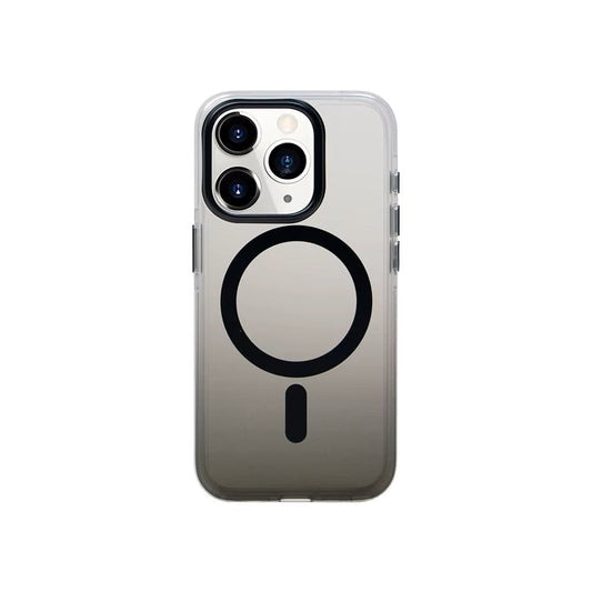 iPhone 16/ Pro/ Plus/ Pro Max - Transparente Farbverlauf MagSafe Schutz Hülle, Stoßfest - Top Hüllen