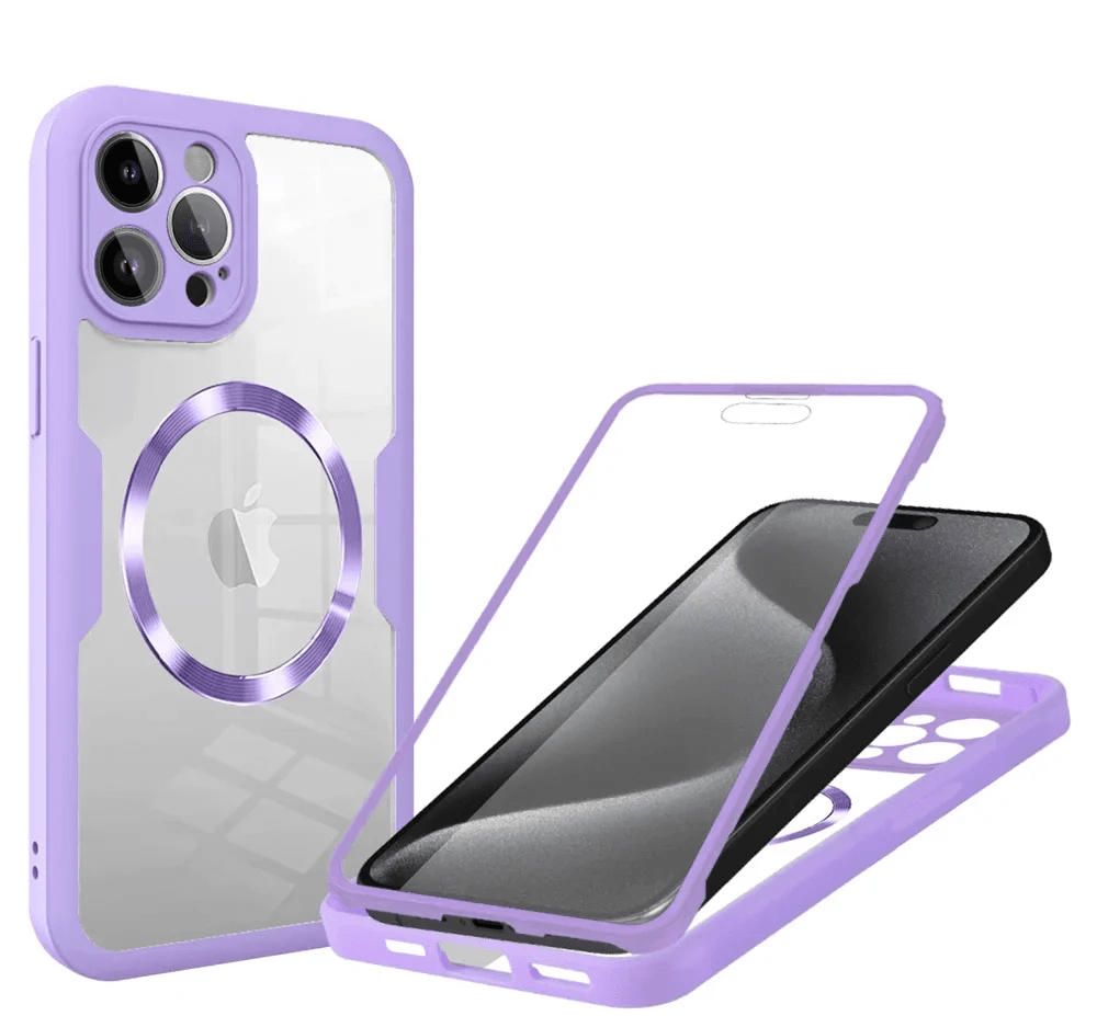 iPhone 16/ Pro/ Plus/ Pro Max - Transparente MagSafe Hülle mit Display Schutz - Top Hüllen