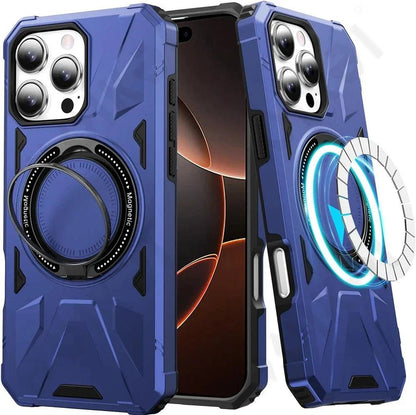 iPhone 16/ Pro/ Pro Max - Magnetische MagSafe Schutz Hülle mit Ring Halter - Top Hüllen