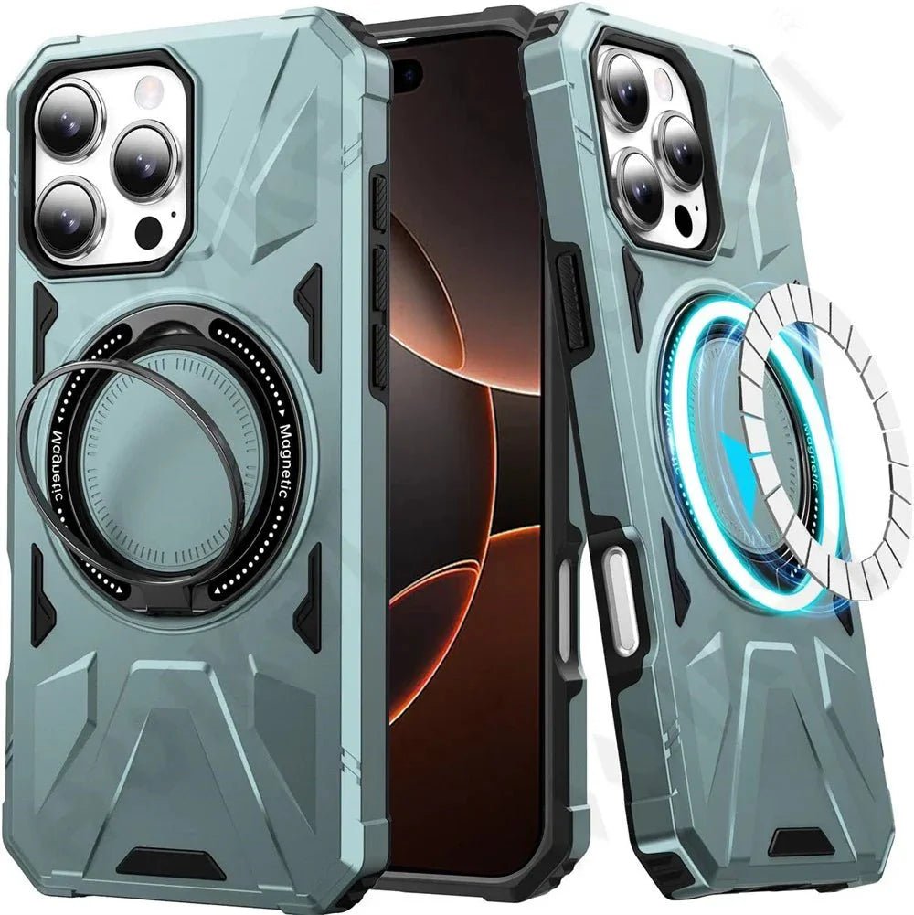 iPhone 16/ Pro/ Pro Max - Magnetische MagSafe Schutz Hülle mit Ring - Top Hüllen