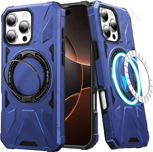 iPhone 16/ Pro/ Pro Max - Magnetische MagSafe Schutz Hülle mit Ring - Top Hüllen