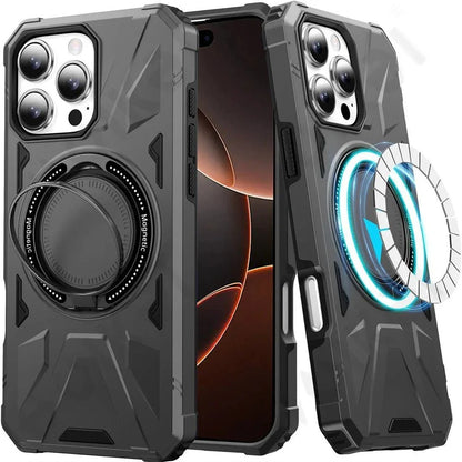 iPhone 16/ Pro/ Pro Max - Magnetische MagSafe Schutz Hülle mit Ring - Top Hüllen