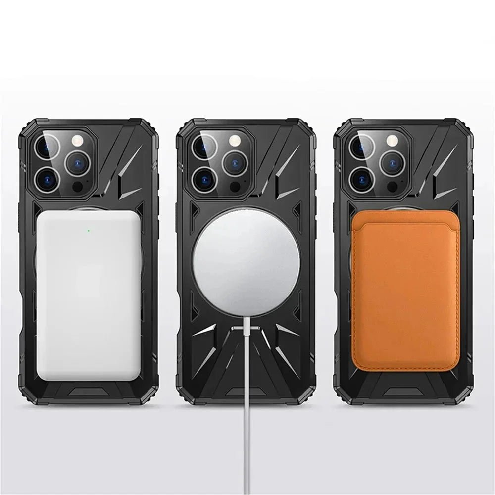 iPhone 16/ Pro/ Plus/ Pro Max - MagSafe Schutz Hülle mit Ring, Stoßfest - Top Hüllen