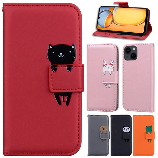 Samsung Galaxy S23/ S23 Plus/ S23 Ultra - Schöne Kinder Schutz Hülle, Brieftasche mit Kartenfach - Top Hüllen